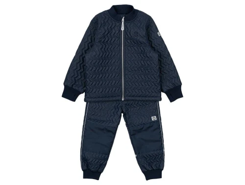 Mørkeblå Mikk-Line vind og vandtæt termosæt 16814ML blue nights